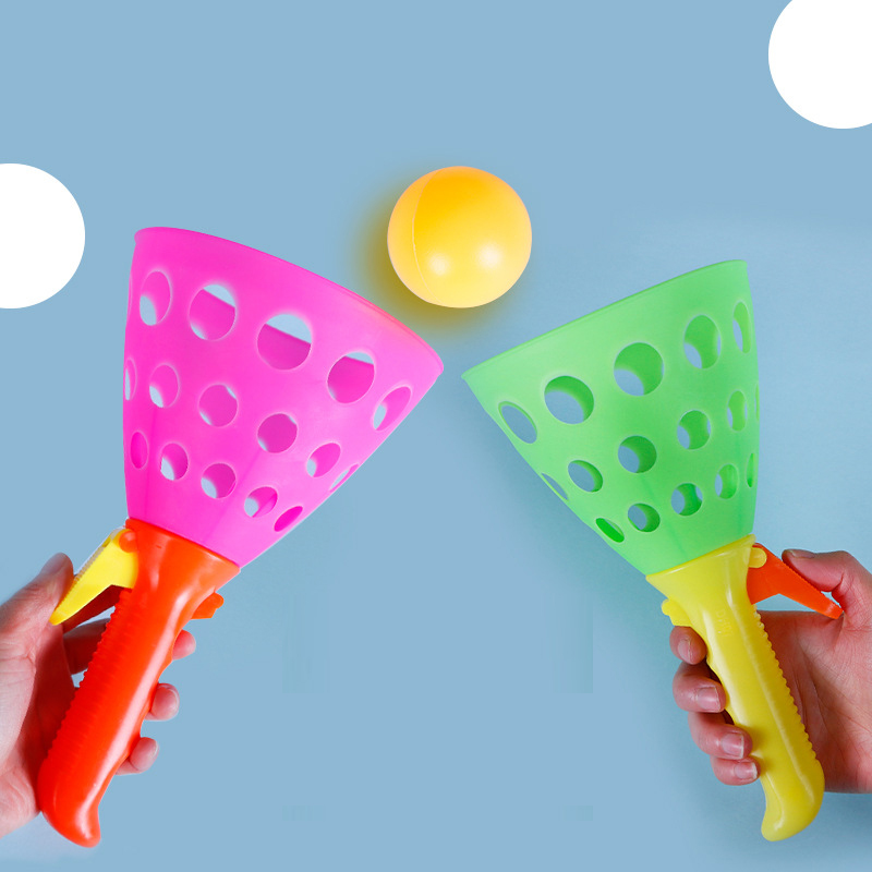 Catapult Launcher Toy - Brinquedo de arremesso com duplo lançador,
