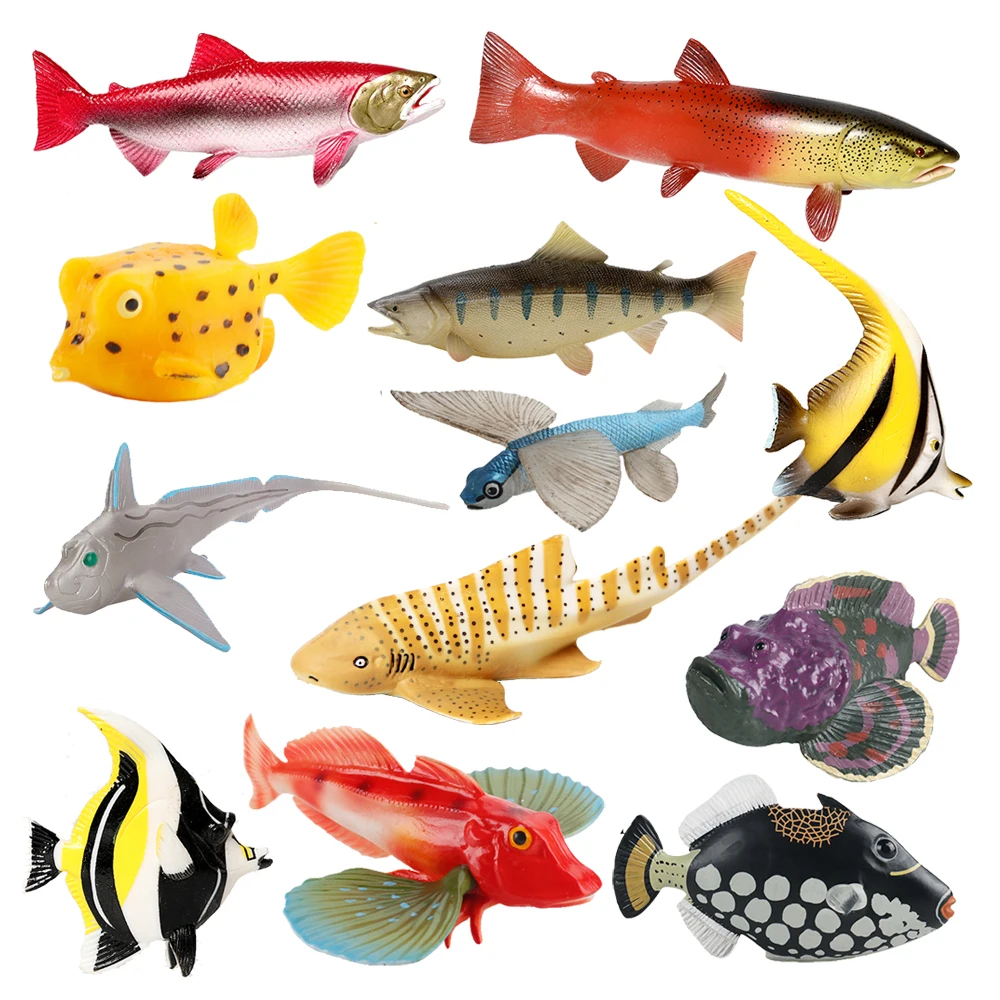 Kids Toys Reviews - Figuras de Animais Marinhos: Peixe Espada,