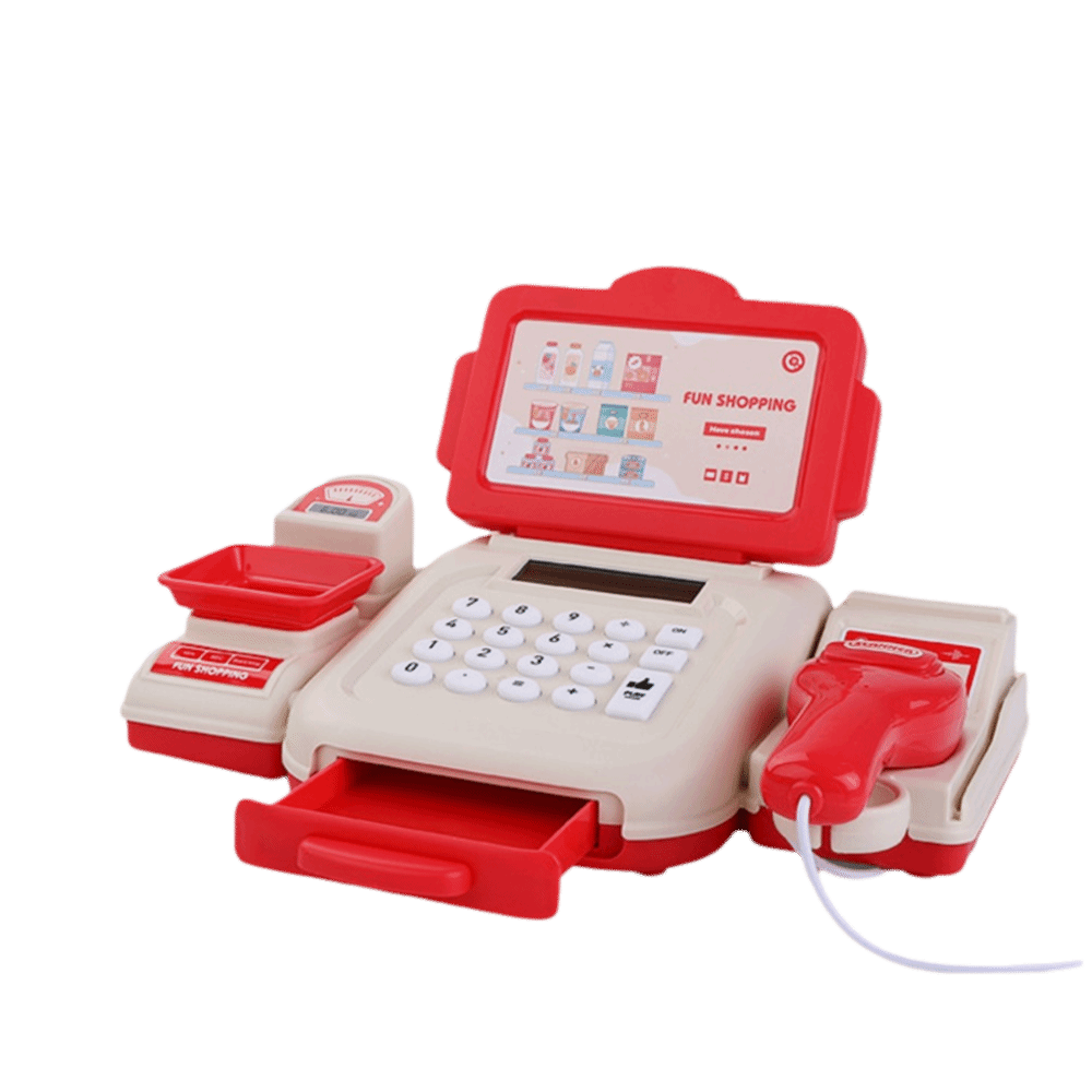 Toy Cash Register - Modelo de Caixa Registradora de Supermercado