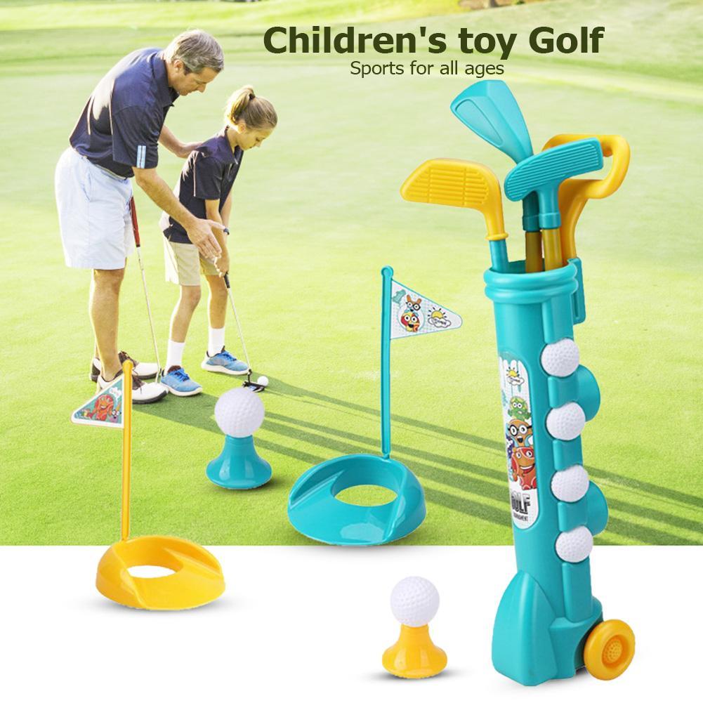 Kids Yard Toys - Conjunto de golfe portátil para crianças,