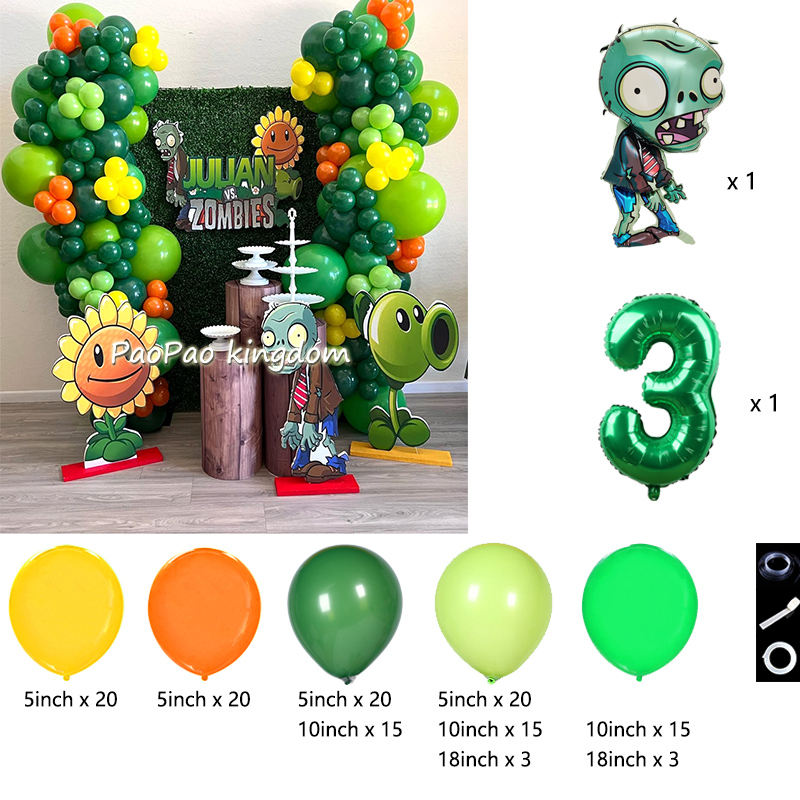 Plantas vs. Z-zumbis balões jo - Kids Zombie Toys avaliação e preço