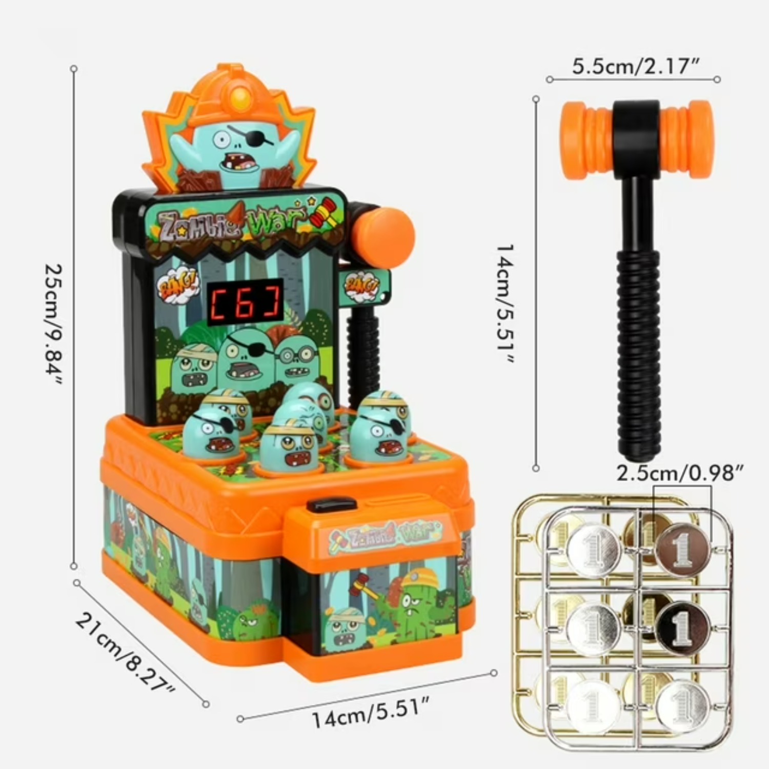 Brinquedos de Jogo de Martelar - Kids Zombie Toys avaliação e preço