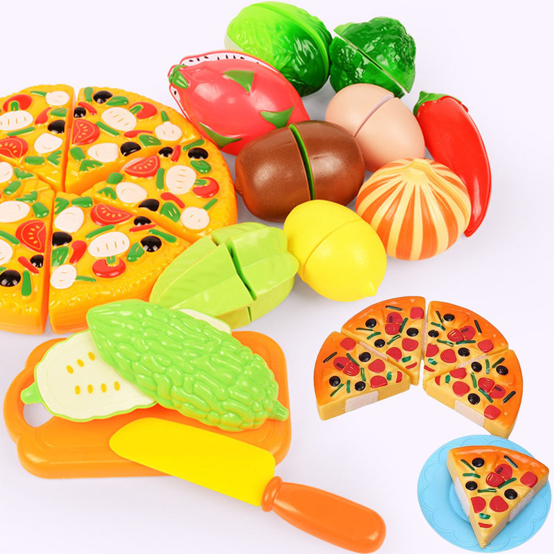 Brinquedos de cortar frutas e  - Kids Toys Kitchen Set avaliação e preço